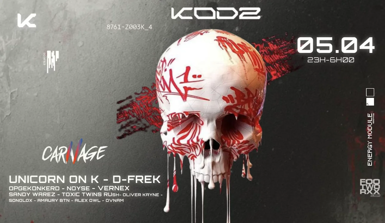 KODZ X FOOTWORXX : UNICORN ON K ,OPGEKONKERD ,D-FREK & MORE