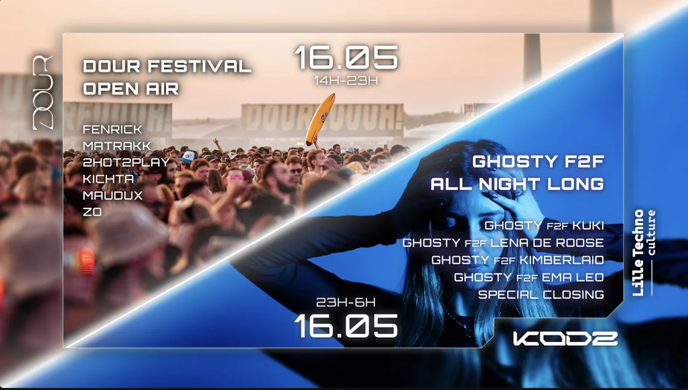 KODZ X DOUR FESTIVAL X LTC: 2HOT2PLAY - MATRAKK - GHOSTY ANL