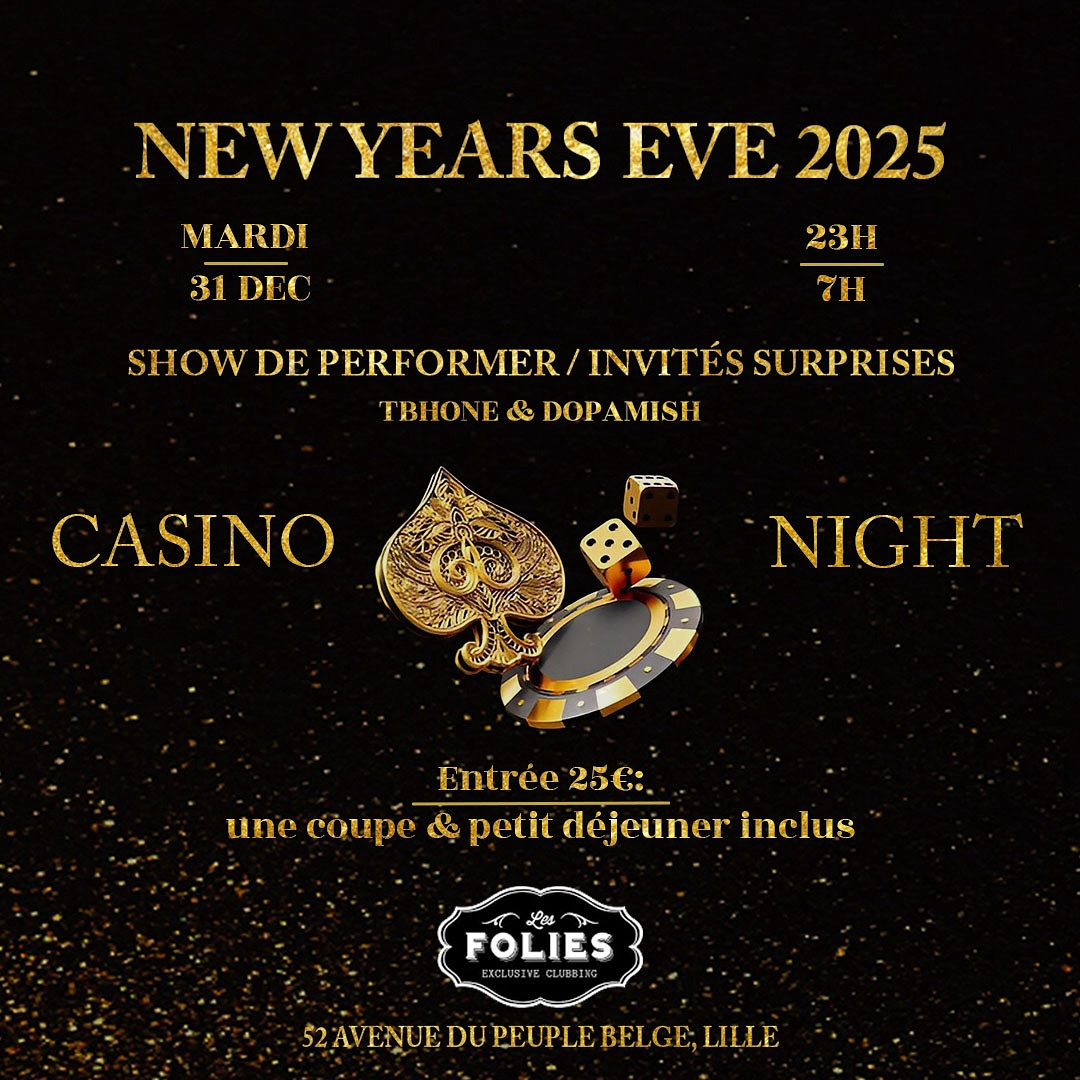 Nouvel An 2025 - Casino Night